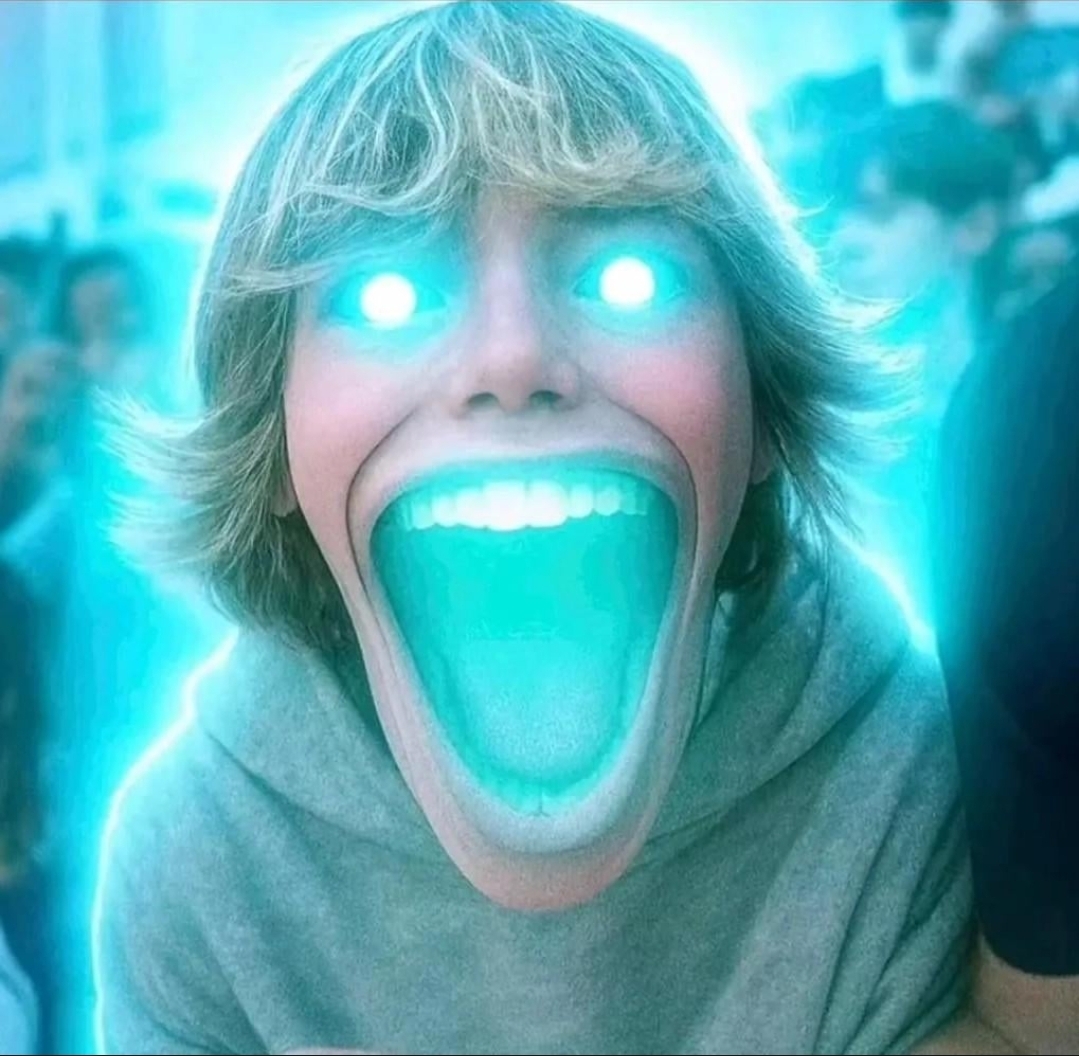 Glowing eyes meme